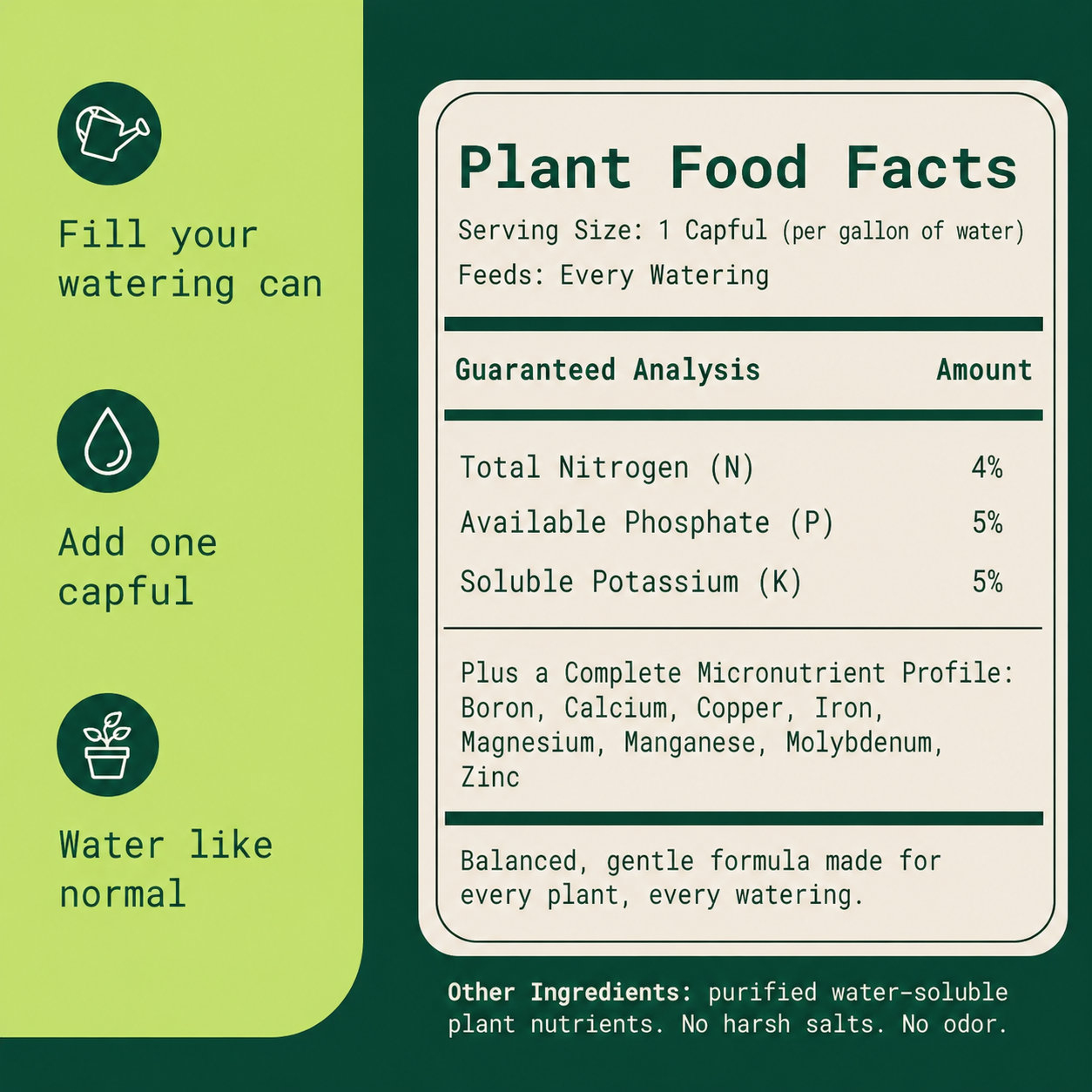 BloomaCare Natural Houseplant Food (120ml)